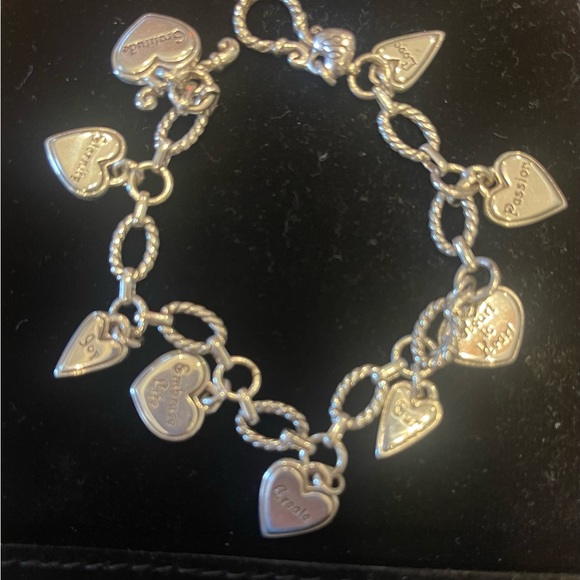 Brighton Piccadilly Reversible 3 Heart necklace and bracelet - Picture 2 of 7